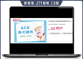 价值60元子比主题ACG美化插件内