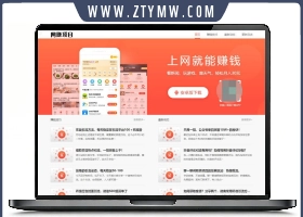 网赚APP软件官网主题模板源码 Pb