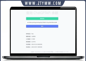 最新ChatGPT余额查询网页源码实